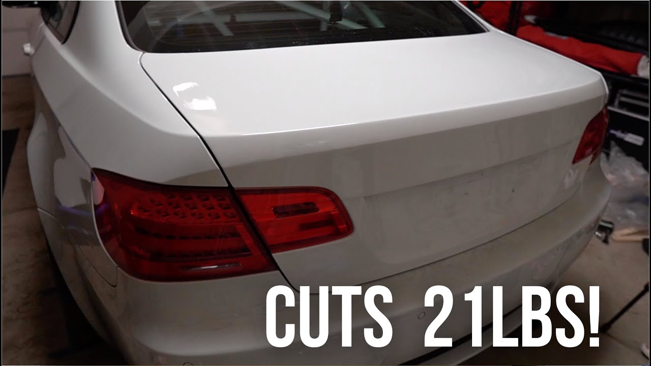 Carbon Fiber Trunk Install - E92 M3 Track Build Journal Ep.23