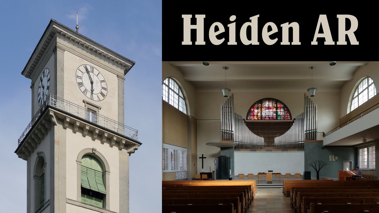 CH - HEIDEN (AR), Reformierte Kirche - Vollgeläut