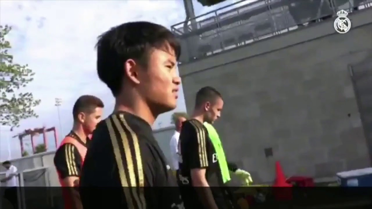 久保建英 オドリオソラの称賛  アザールとの会話 レアル・マドリード 北米ツアー #Realmadrid #RMTour