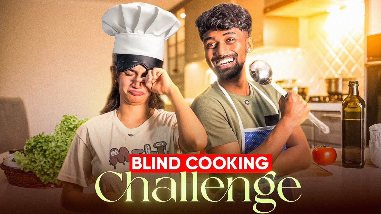 Blind Cooking Challenge with SMR😂