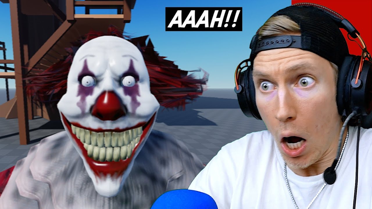 ROBLOX men jag blir jagad av en CLOWN!! (Helt Sjukt)