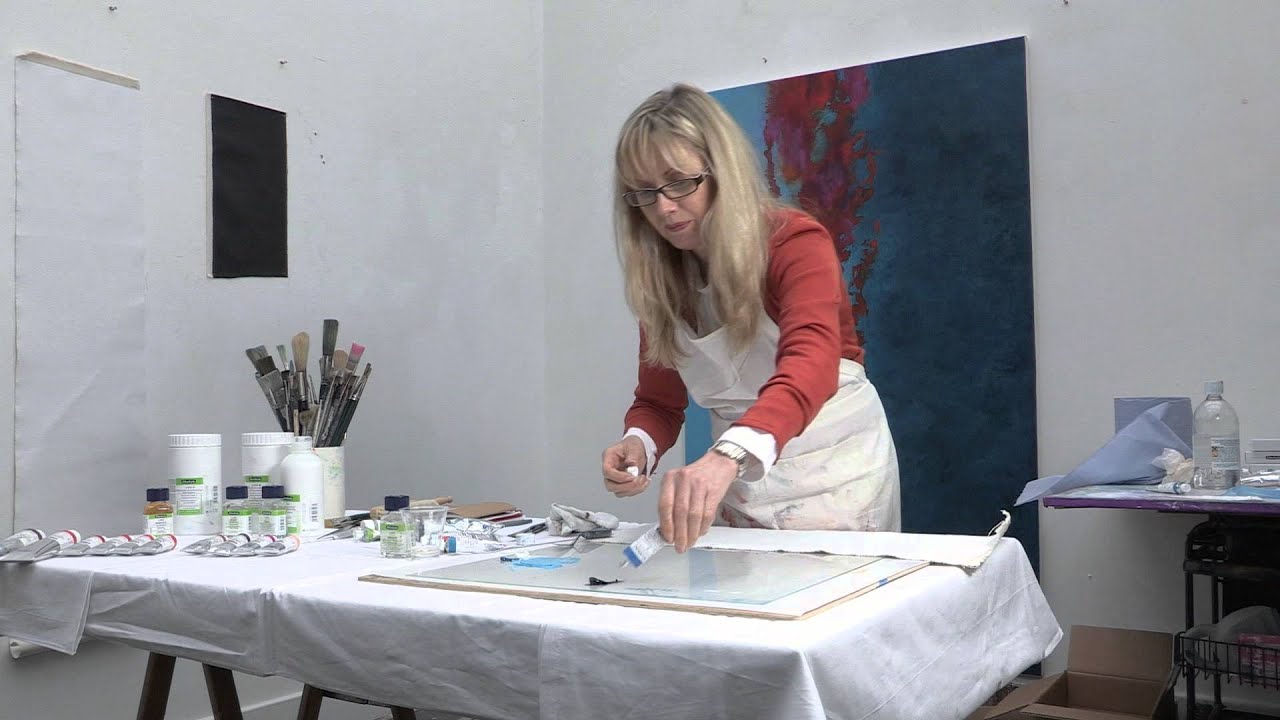 Schmincke MUSSINI Oil colours in Blue (English)