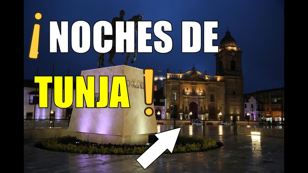 TUNJA y su plaza de bolívar en una NOCHE BONITA 💚🤑💚😮😮😮💯👈👈