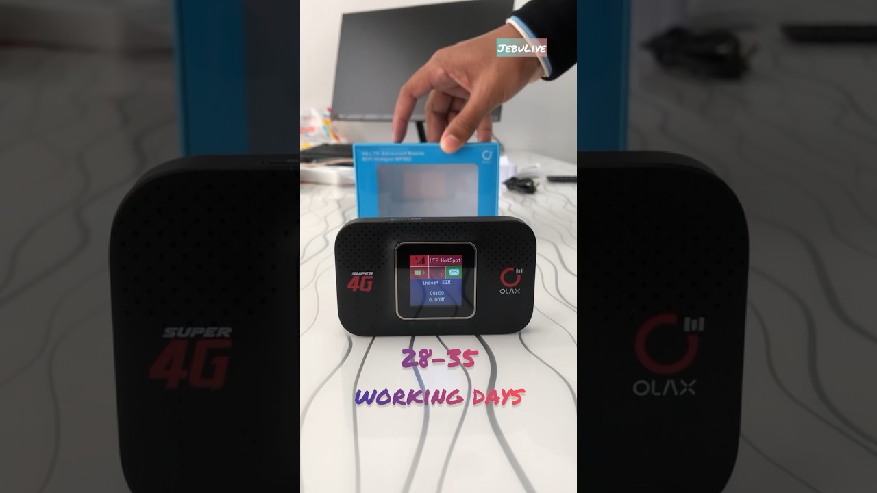 Olax MF982 4G LTE 3000mah Pocket Wifi Mobile Hotspot Router #olaxmf982 #olaxrouter #pocketrouter