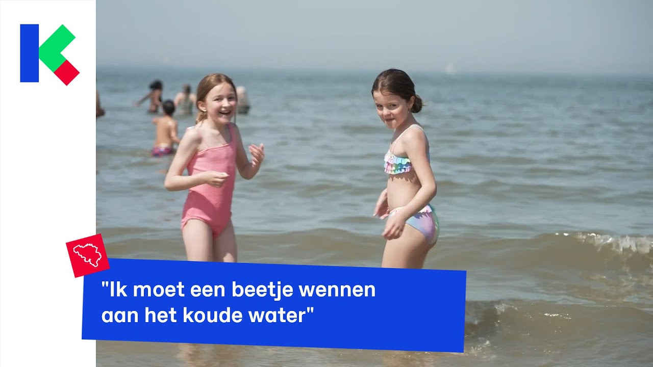 In Knokke-Heist staan redders op het strand... dus je mag er zwemmen!