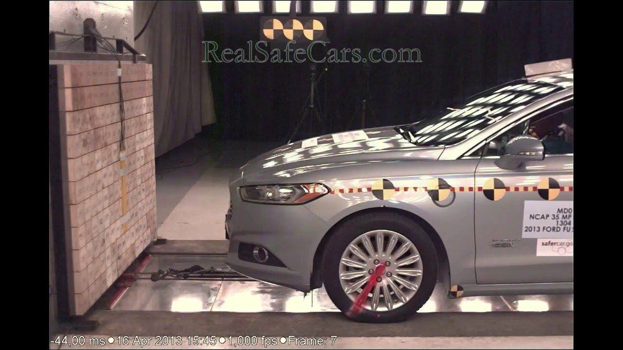 Ford Fusion (2013-2014) Crash Tests (Side-Pole, Front, Side)