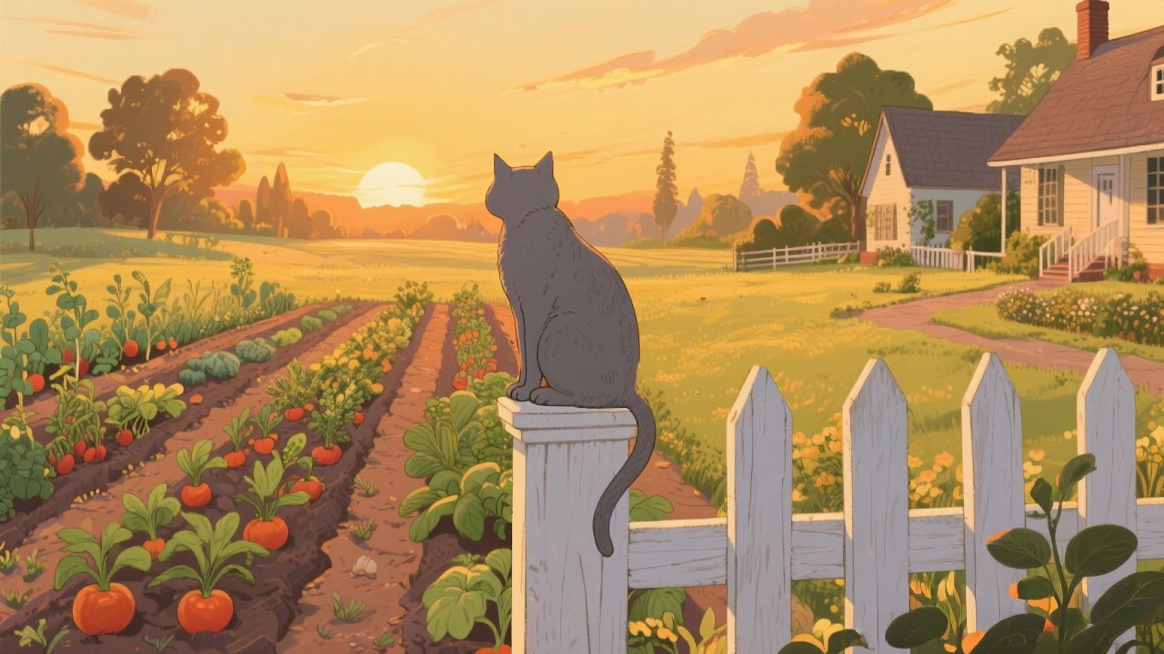 A Classic 1940s Garden — Another Room Where Calm Grows Beneath Open Skies