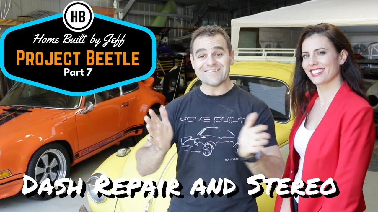Dash repair and stereo install - Home Built Project Beetle part 7