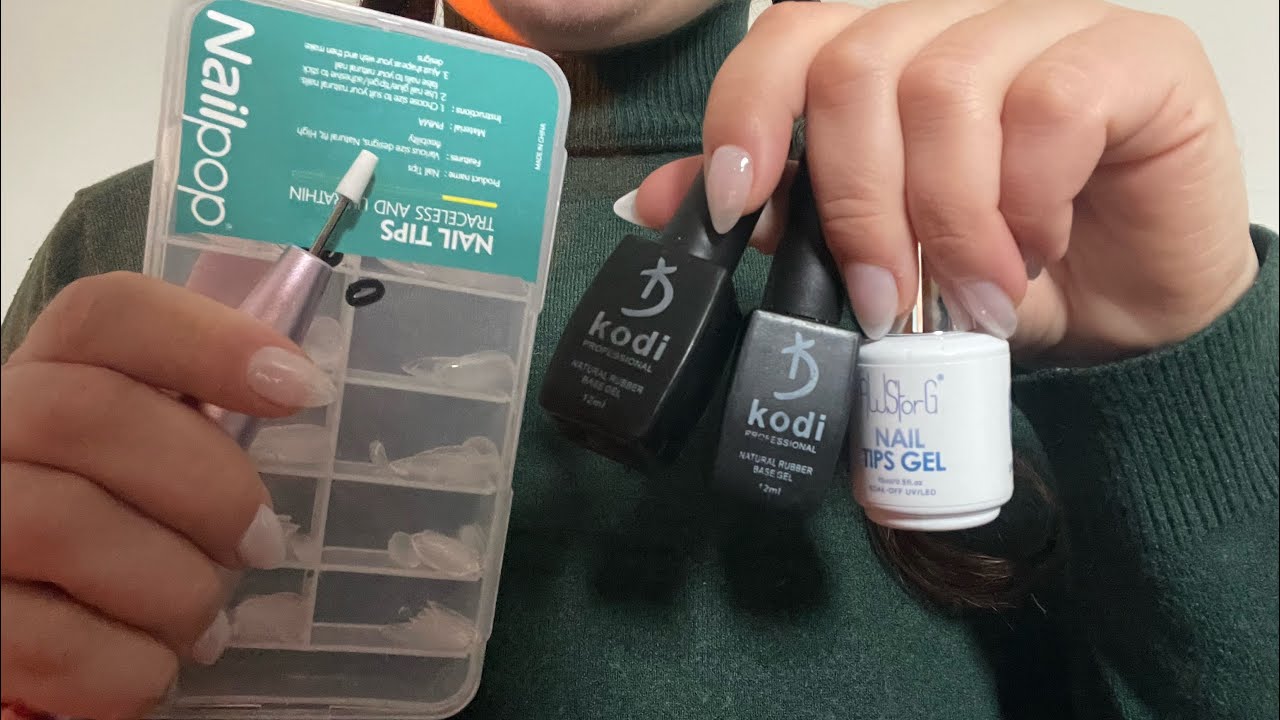 ASMR nail salon roleplay 💅 doing your tips nails❤️ no talking 