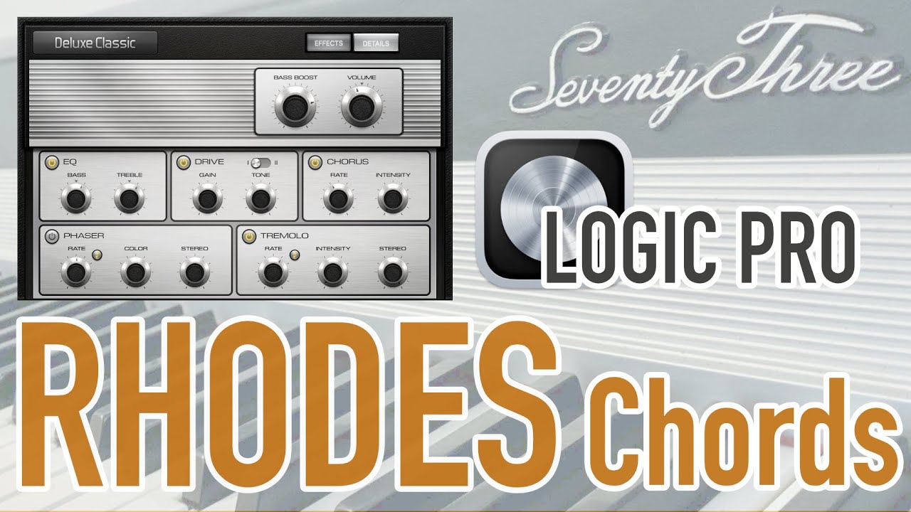 Logic Pro Vintage ElectricPiano | RHODES Sounds Like This (Chords)