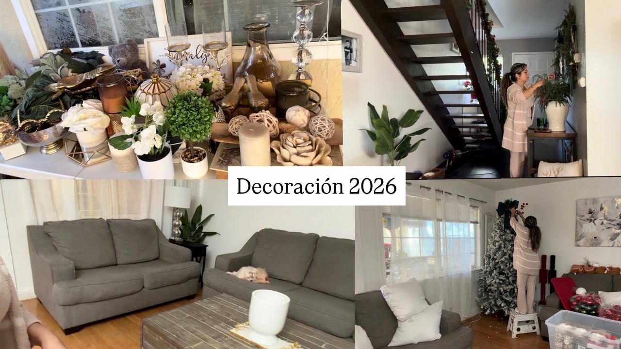 quitando el árbol y mostrando la decoración que voy a poner 2026!!!￼￼