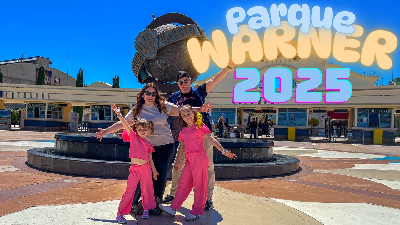 PARQUE WARNER MADRID 2025 | Nos montamos en las atracciones más intensas 🎢