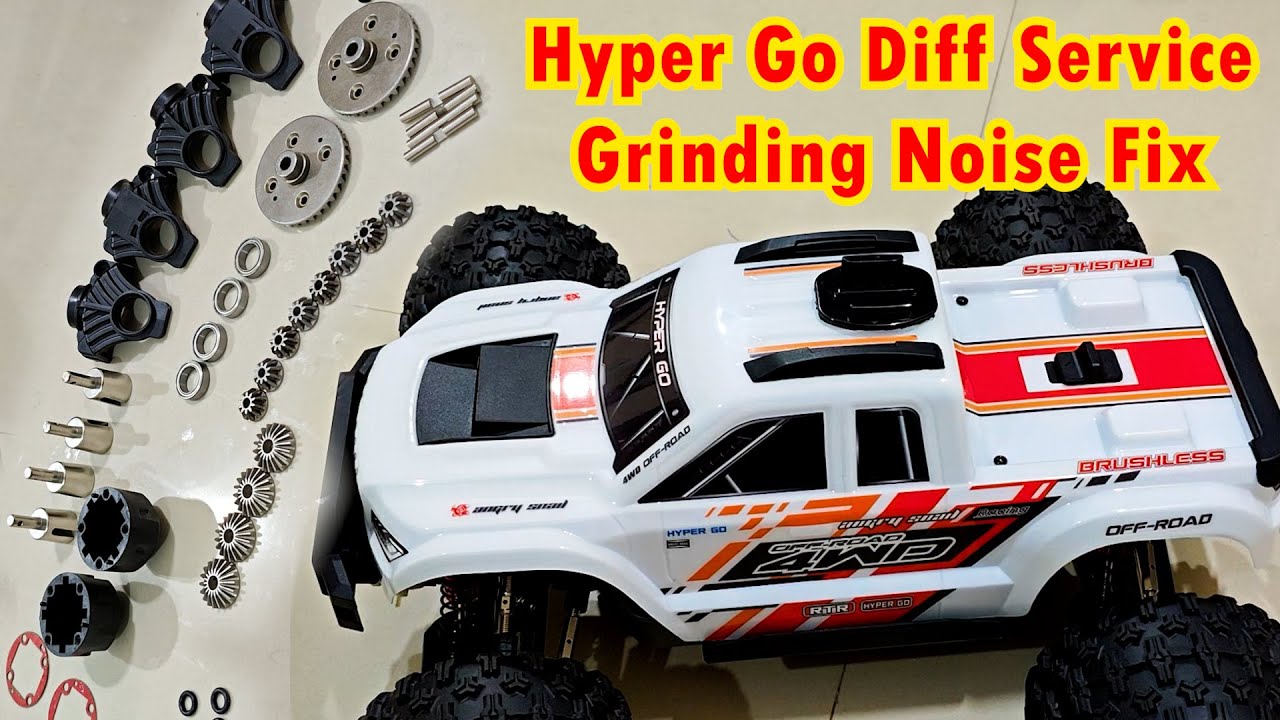 MJX Hyper Go 10208 Grinding Noise Fix & Differential Oil Top Up Service