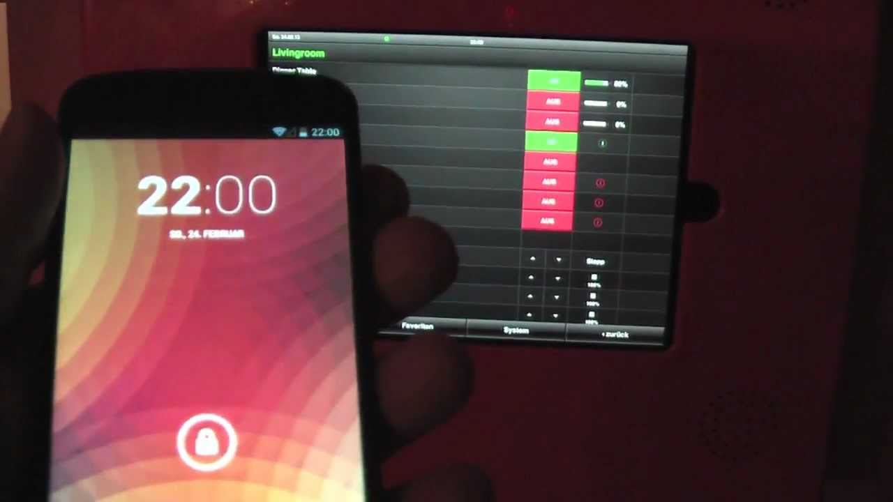 HitServer - GIRA HomeServer (Voice Control - Nexus 4)