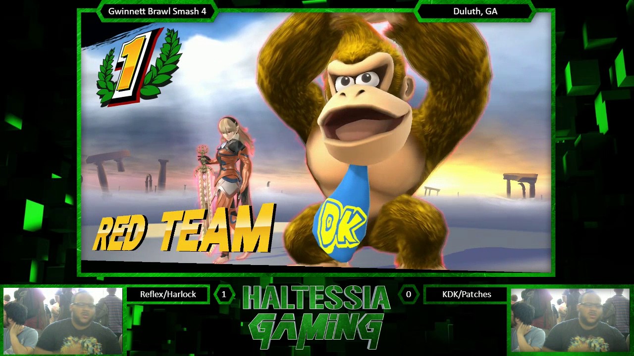 Gwinnett Brawl 43 Smash 4 Doubles KDK/Patches vs TheReflexWonder/Harlock