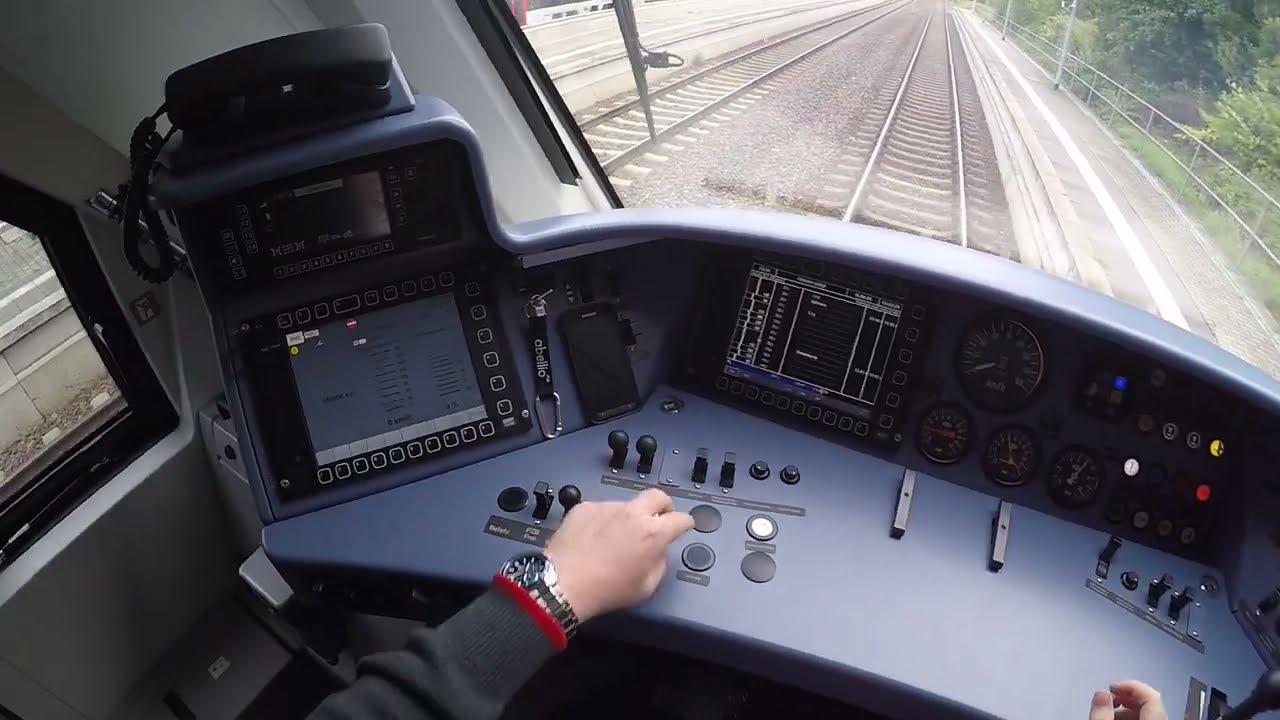 Führerstandsmitfahrt RE24 Br648 Aschersleben-Halle Part 2