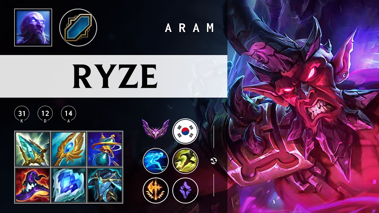 Ryze ARAM - KR Master Patch 26.03