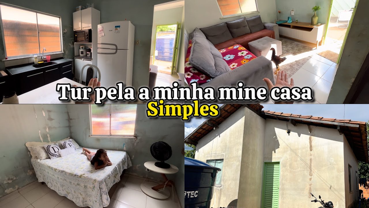 TOUR PELA A MINHA MINE CASA/tudo simples mais cuidado com amor🥹💖✨