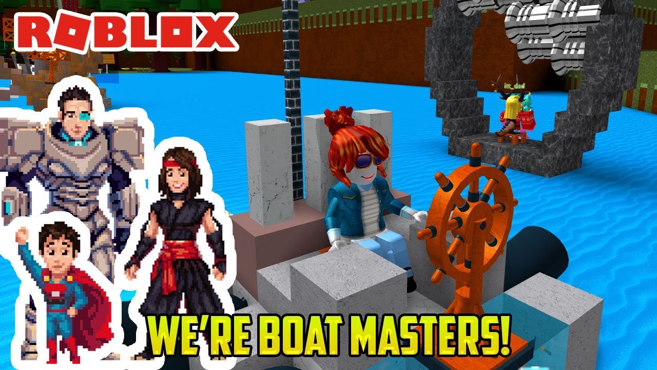Roblox: MAKING SWEET BOATS! AND SINKING (Build a Boat for Treasure minigame)