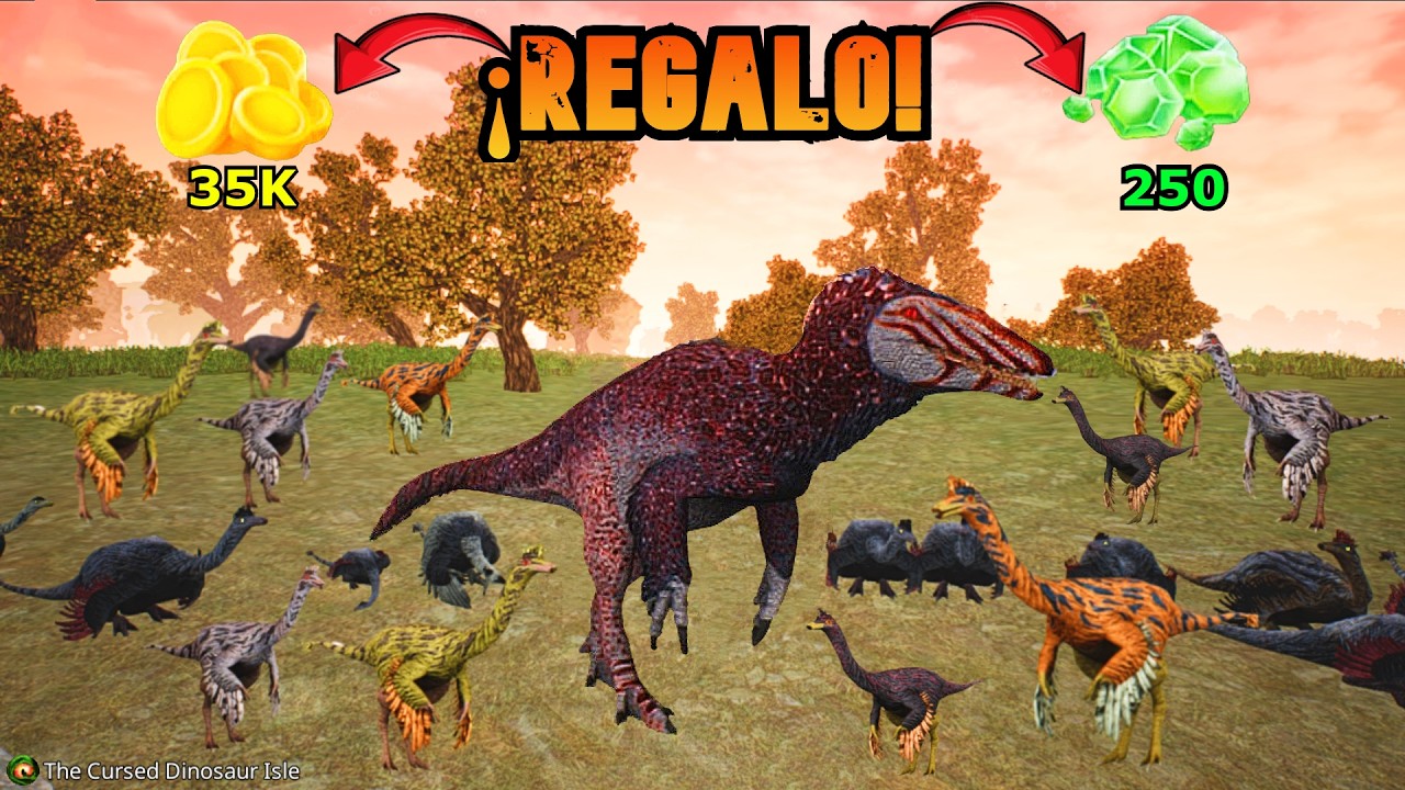 ME ENFRENTO A 79 ORNITHOMIMUS EN THE CURSED ISLE // SI ME GANAS TE LLEVAS 35K DE MONEDAS Y 250 GEMAS