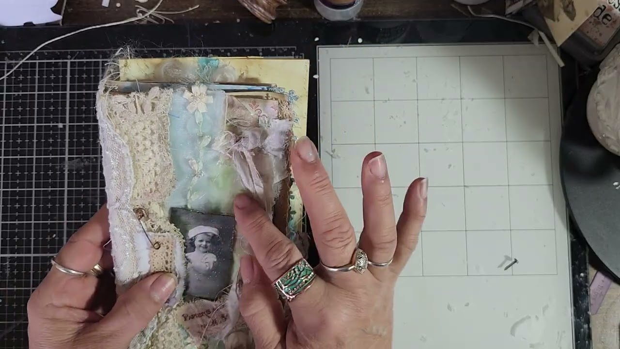 Luv those blues SOLD (Flip though Edwardian elegance file folder)