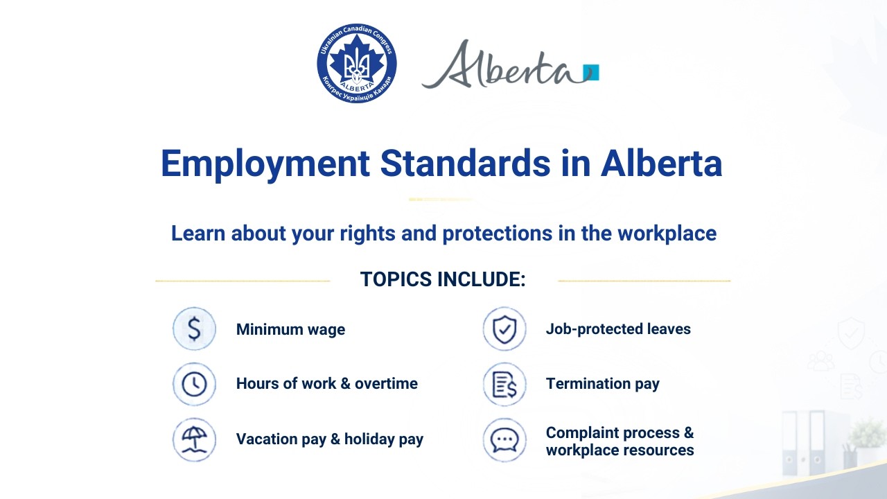 Employment Standards in Alberta | Information Session for Newcomers and Workers