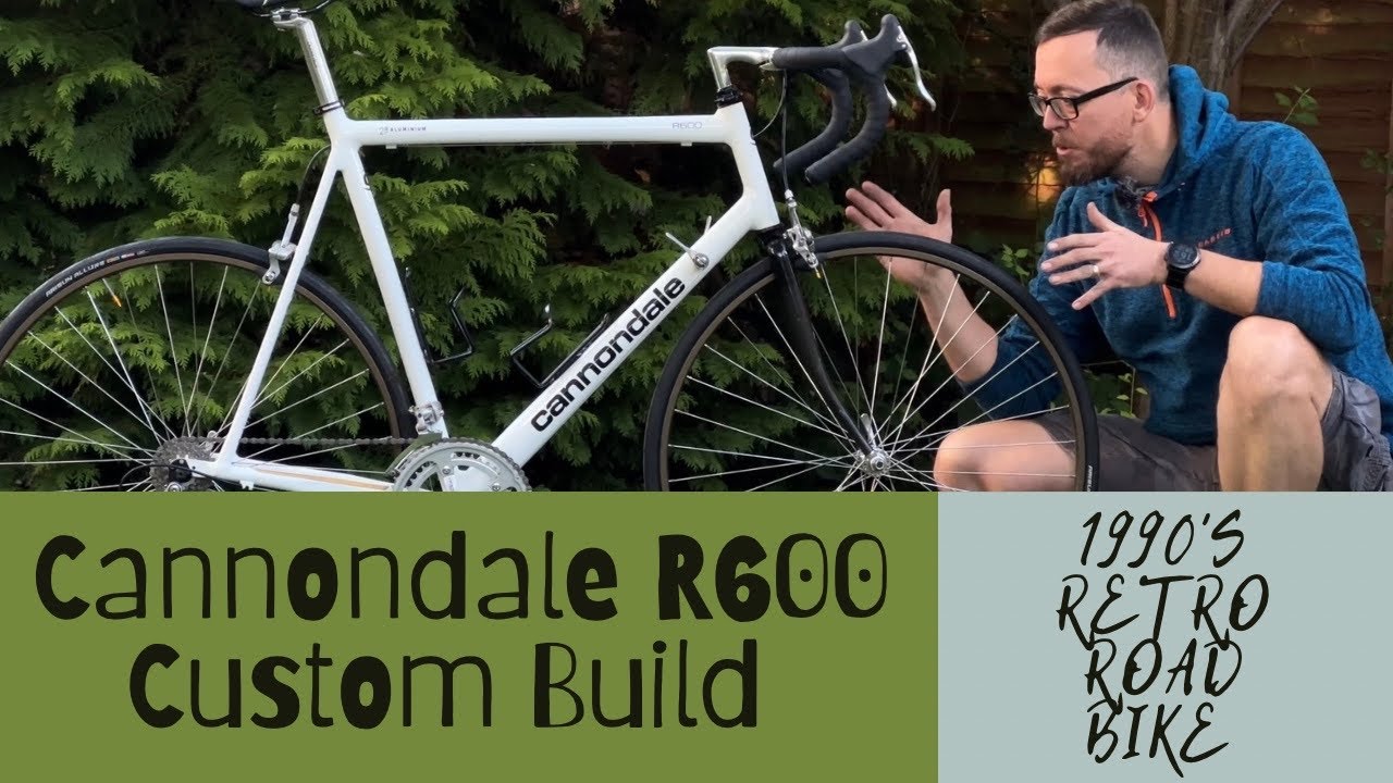 90s Cannondale R600 road bike get full custom rebuild 