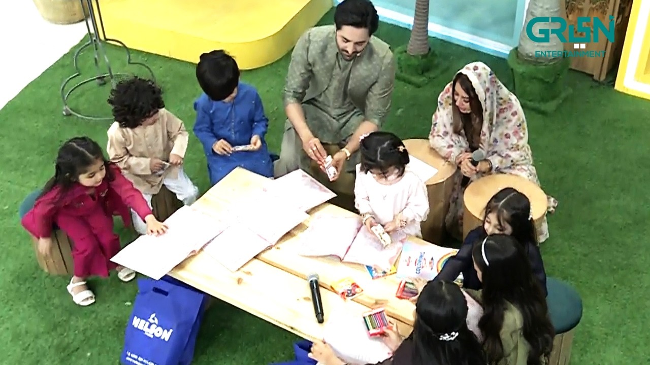 Kids Painting Time | Ramzan Special Transmission | Rabia Anum - Danish Taimoor | Green TV