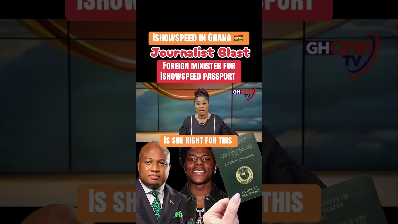 Journalist angry over Speed Ghana passport#ishowspeed #ghana #ishowspeedinghana #tiktokvideo