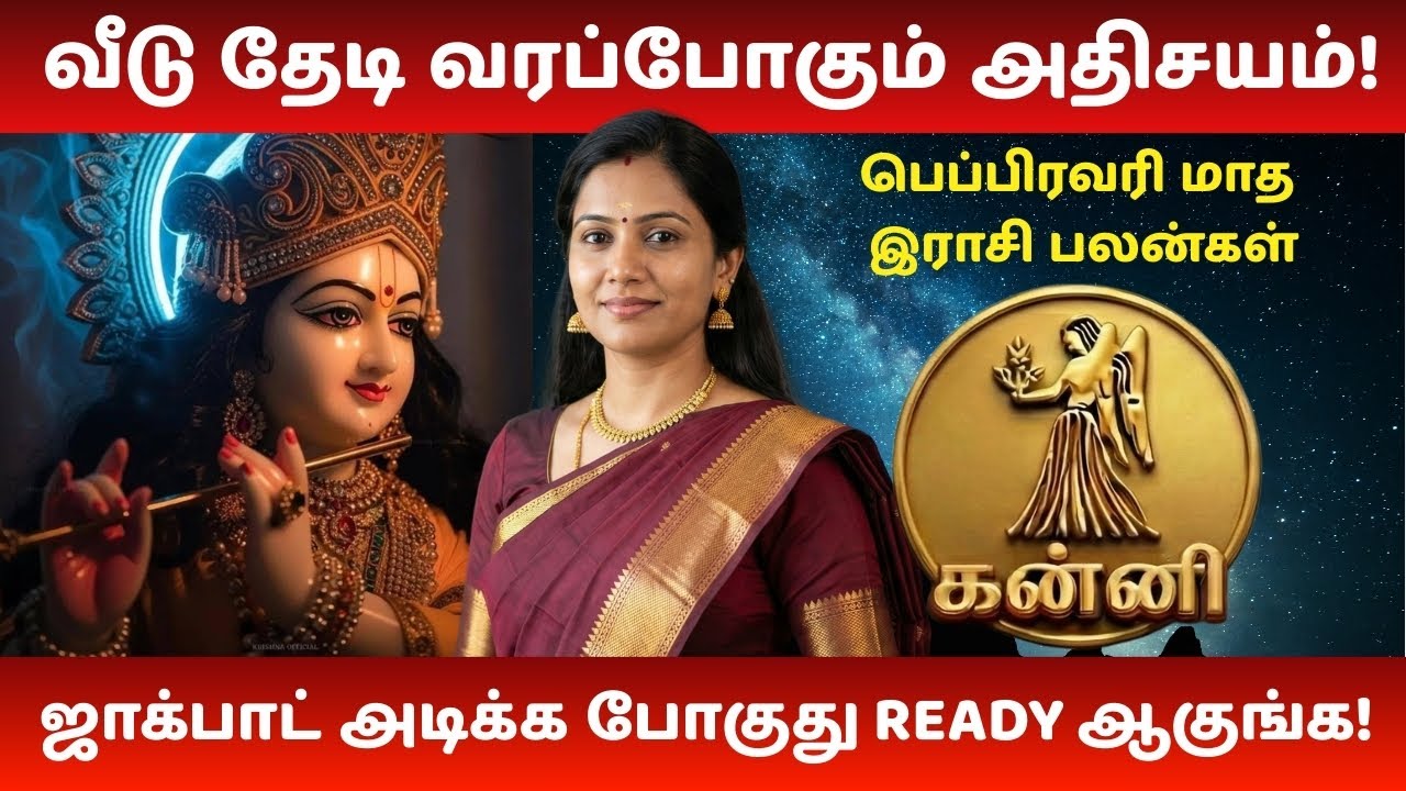 கன்னி – வீடு தேடி வரப்போகும் அதிசயம்!  Kanni February Rasi Palan | கன்னி ராசி பலன்