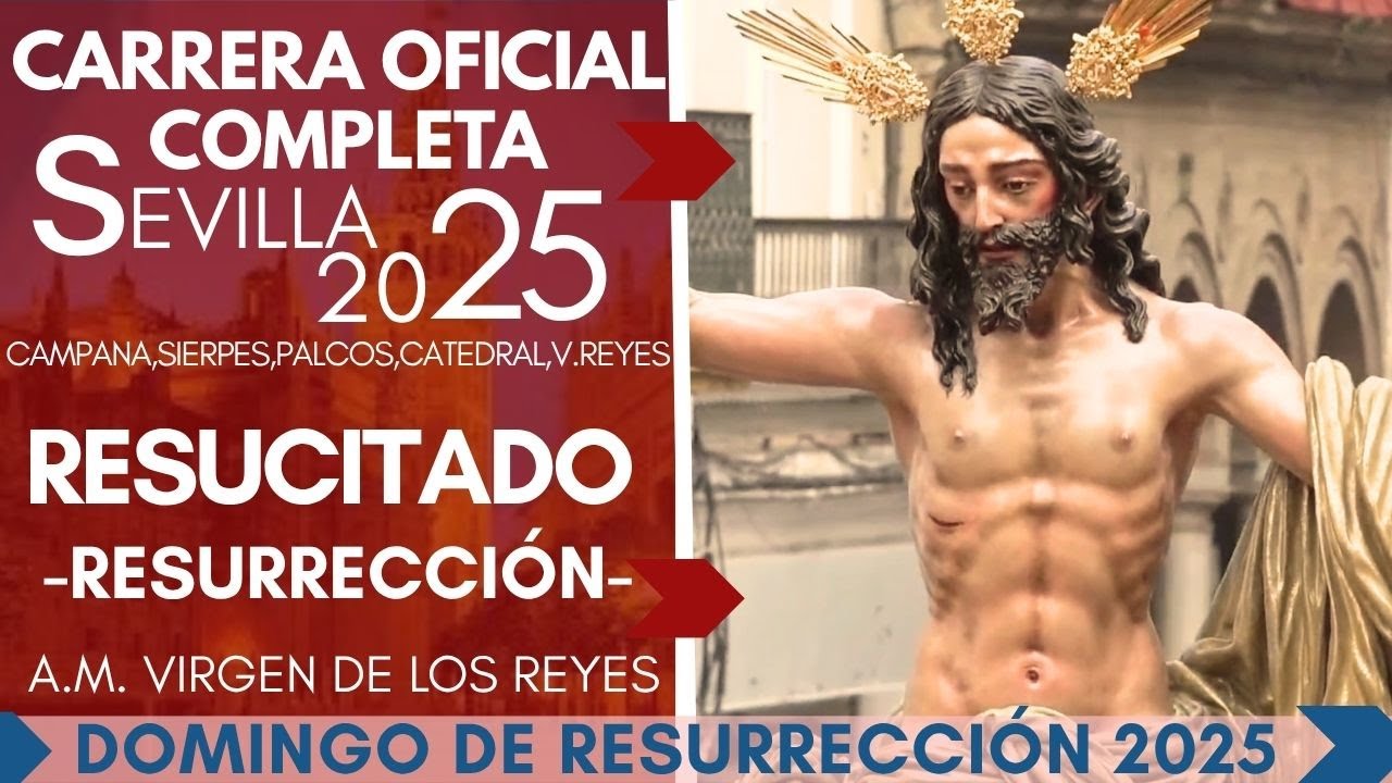 Resucitado Carrera Oficial Completa 2025, Semana Santa Sevilla