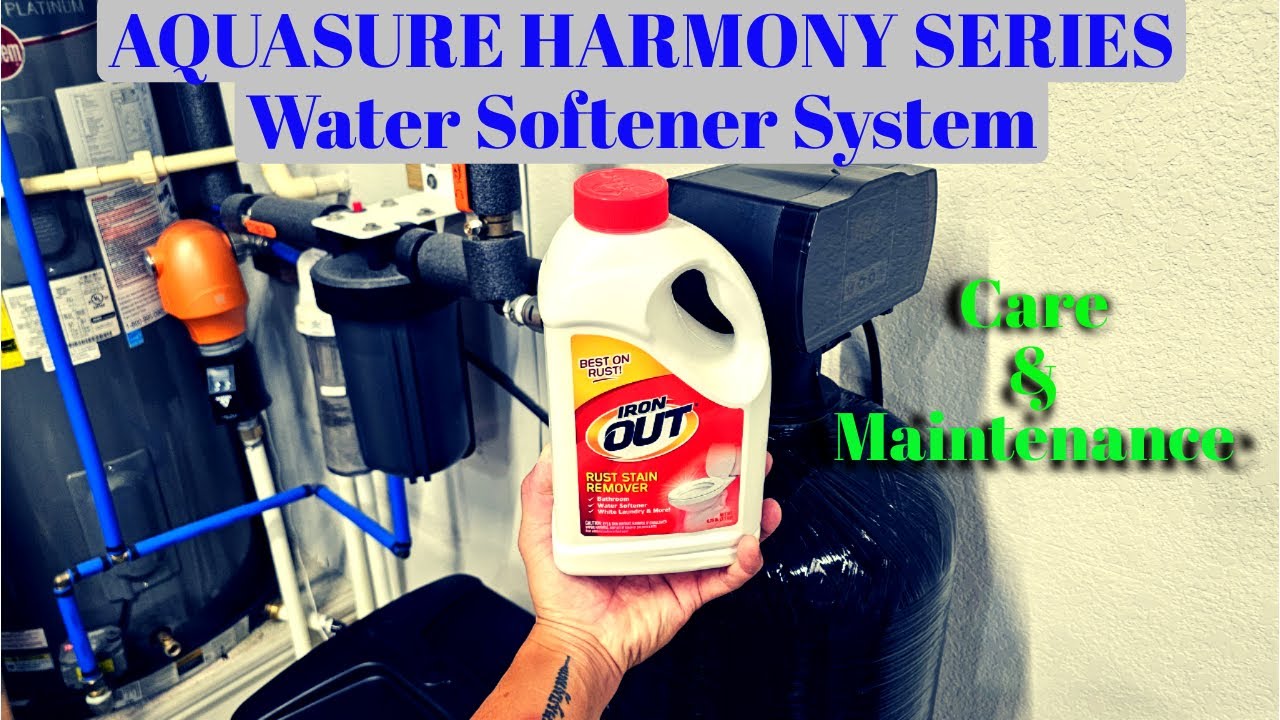 AQUASURE Harmony Series Water Softener System Cleaning & Restore