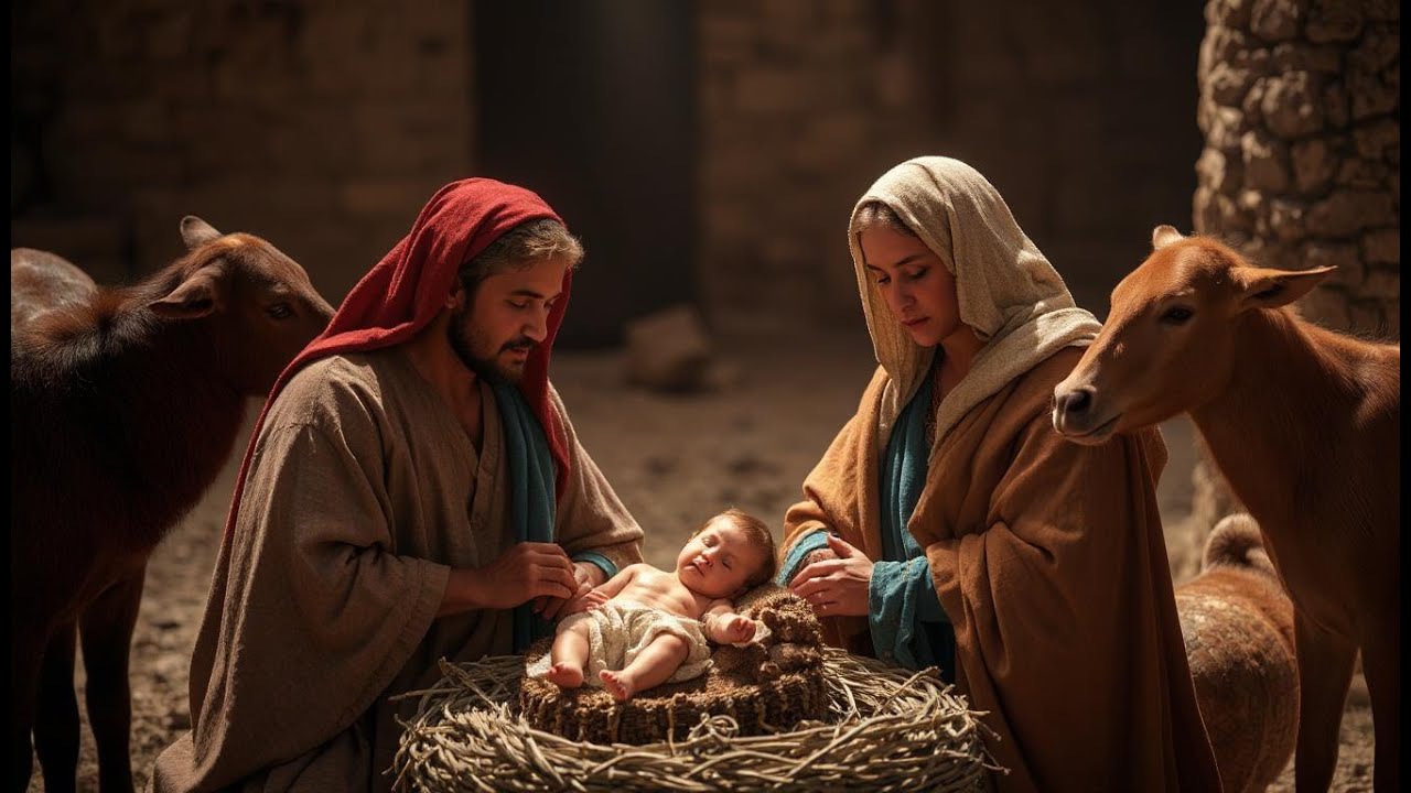 En Un Portal Pobre y Pequeño Ha Nacido El Niño Dios