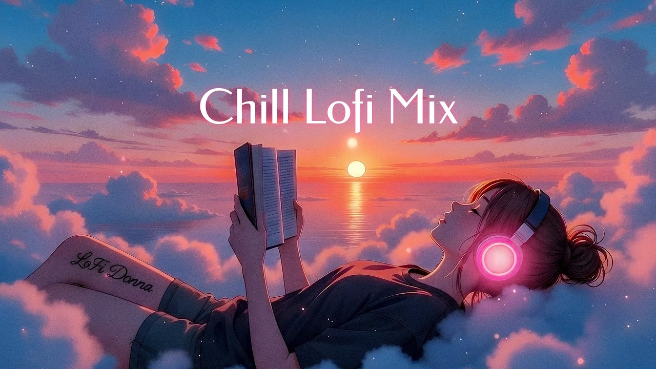 1 Hour Chill LoFi Mix 🌅 Sunset Beats to Relax, Study & Sleep
