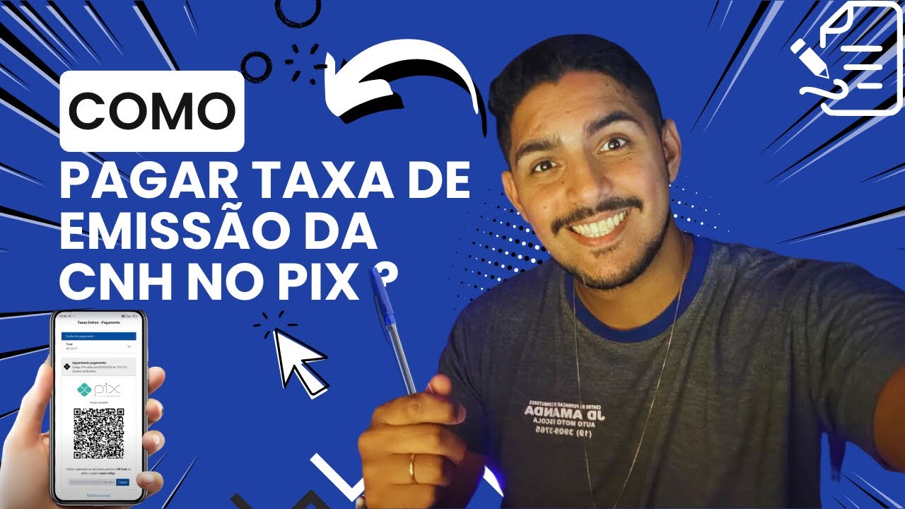 Como pagar a Taxa de Emiss&atilde;o da CNH pelo PIX no Detran SP