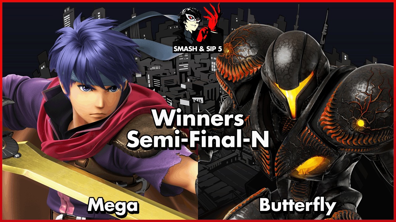 Smash & Sip 5: Winners Semi-Final | Ike (Mega) V.S. Butterfly (Dark Samus, Samus)