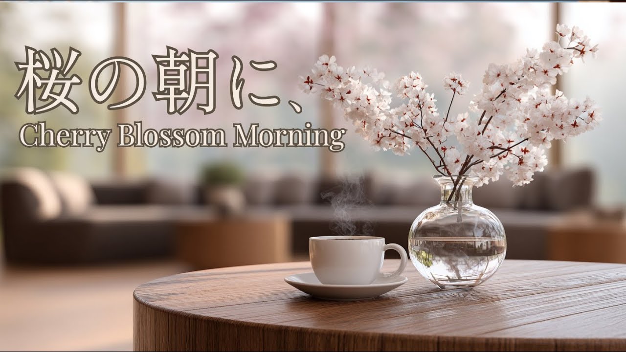 【癒し・作業用BGM】桜の朝に - 心を整えるリラックスピアノBGM ｜Cherry Blossom Morning - Relaxing Piano Music