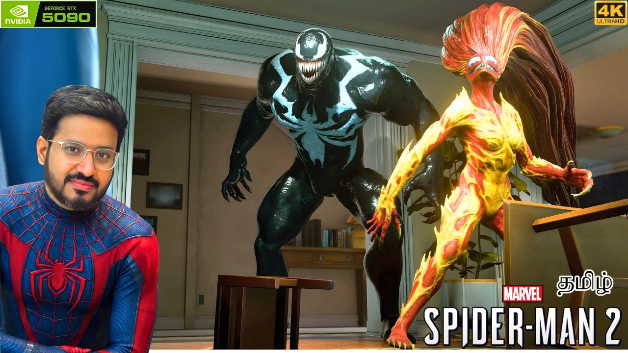 Spiderman vs Venom MJ Boss Fight |  | Gameplay in Tamil RTX 5090 4K Ultra | Earth Gamer