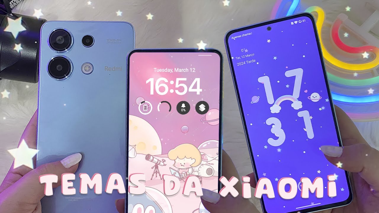 Novos TEMAS INCRIVEIS da XIAOMI, REDMI e POCO