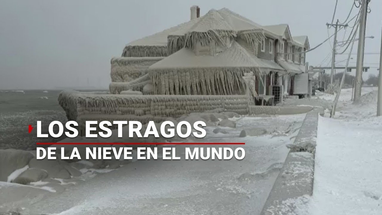 Estados Unidos y Japón, SEPULTADOS bajo la NIEVE; van miles de accidentes