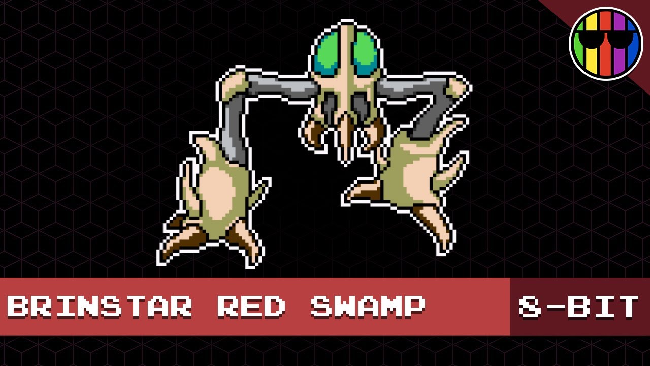Brinstar Red Soil Swampy Area 8-bit - Super Metroid