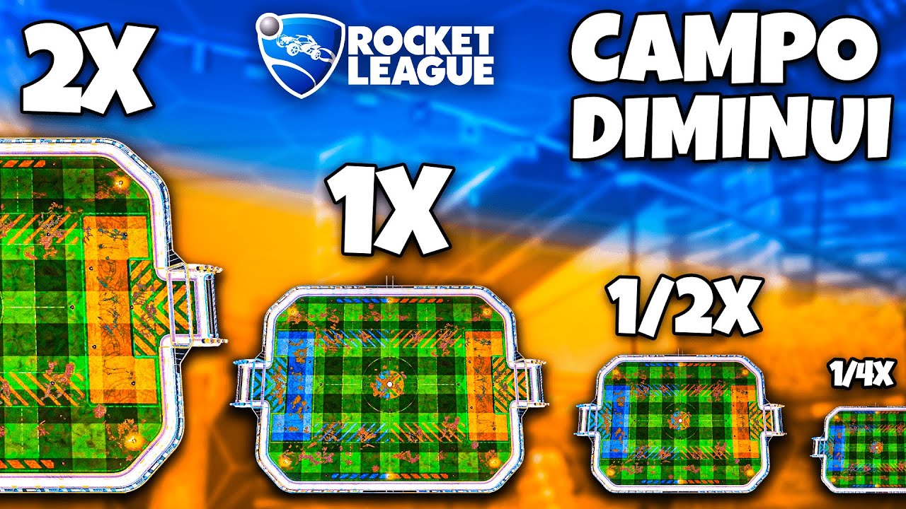 ROCKET LEAGUE MAS A CADA GOL O MAPA DIMINUI (gol = R$300)