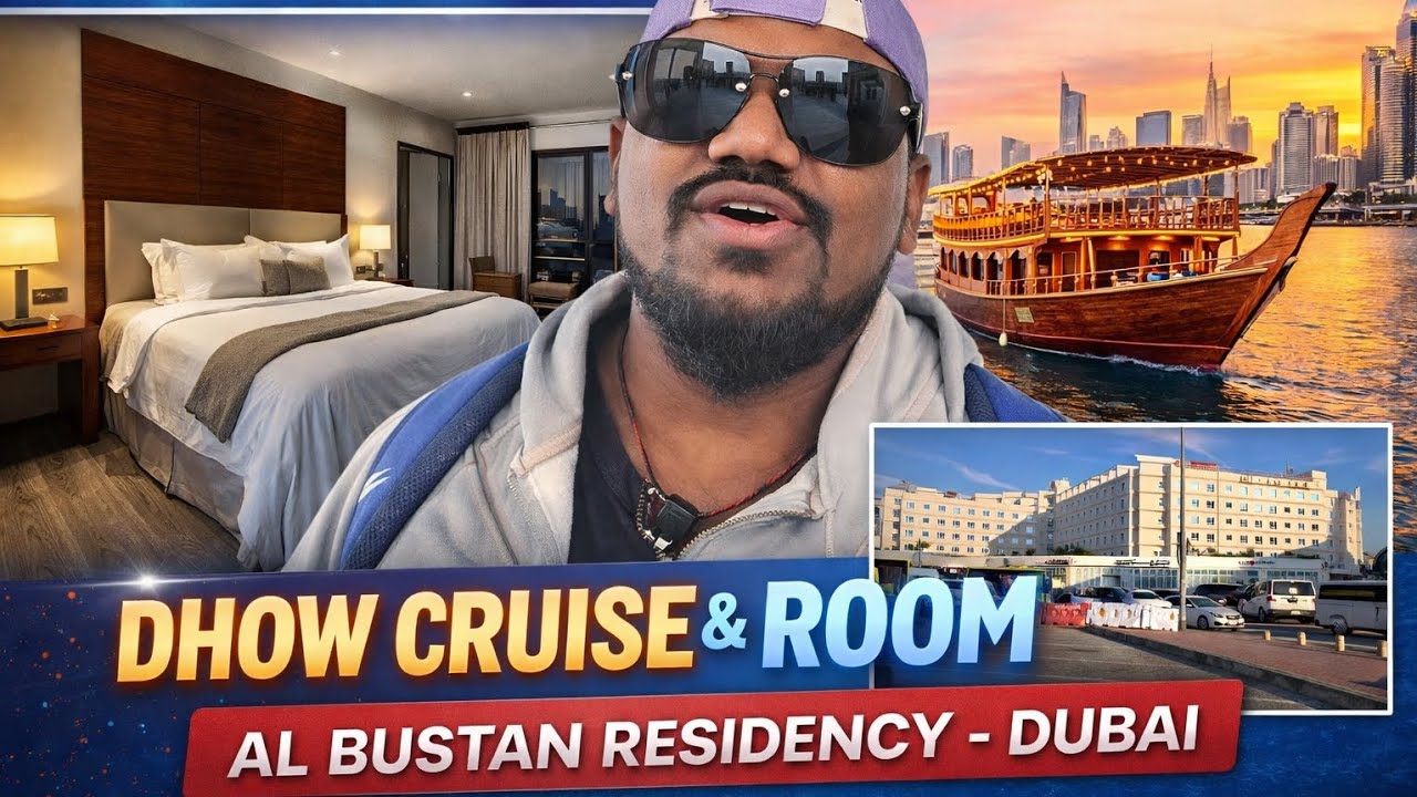 Sharjah-ல் Land ஆனேன் ✈️ | Dubai Creek Dhow Cruise 🚢 | Room Tour 🇦🇪 | Tamil Vlog #dubai #wonders360