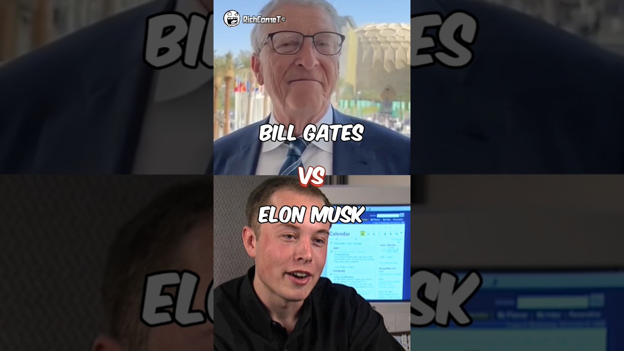 Elon Musk VS Bill Gates Comparison 🔥🫡 | #shorts #evolution #elonmusk #billgates