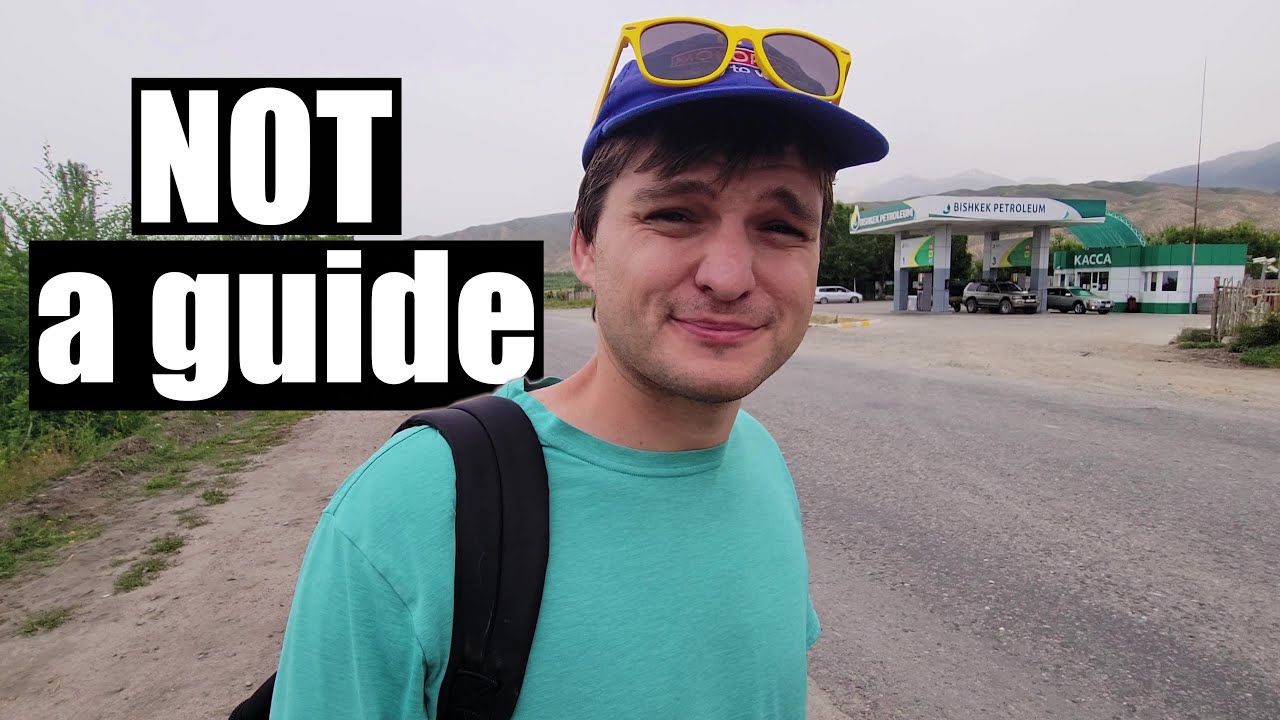 hitchhiking in Kyrgyzstan | fairytale canyon, waterfalls and standing on the side of the road