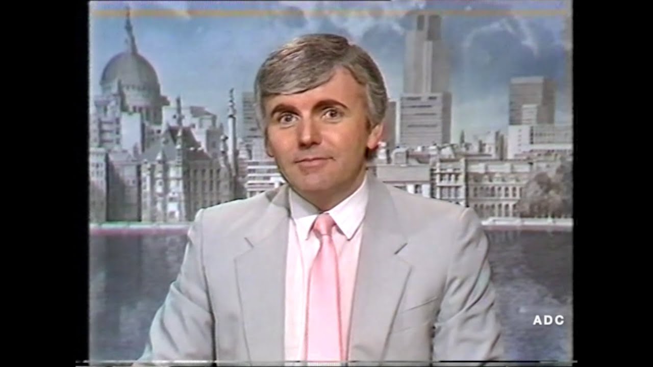 Thames ITN News flash Peter Marshall in-vision 24th April 1987