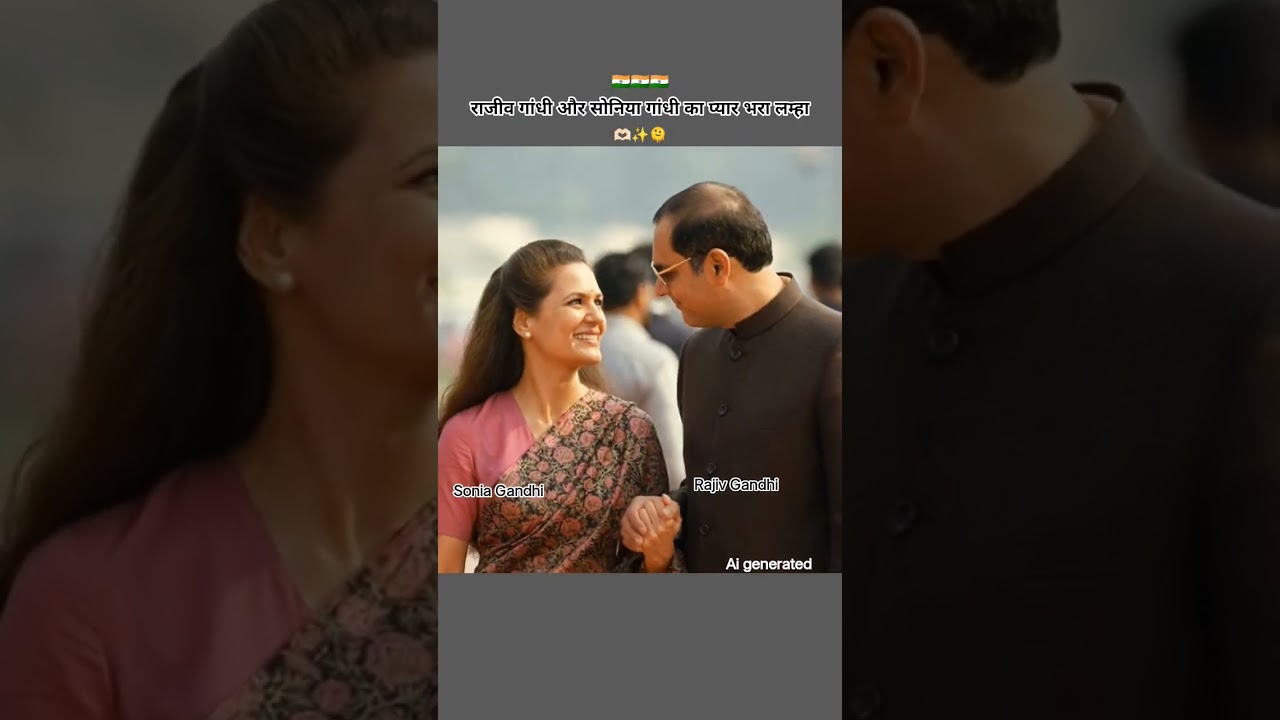 Rajiv Gandhi with Sonia Gandhi 💕 🇮🇳