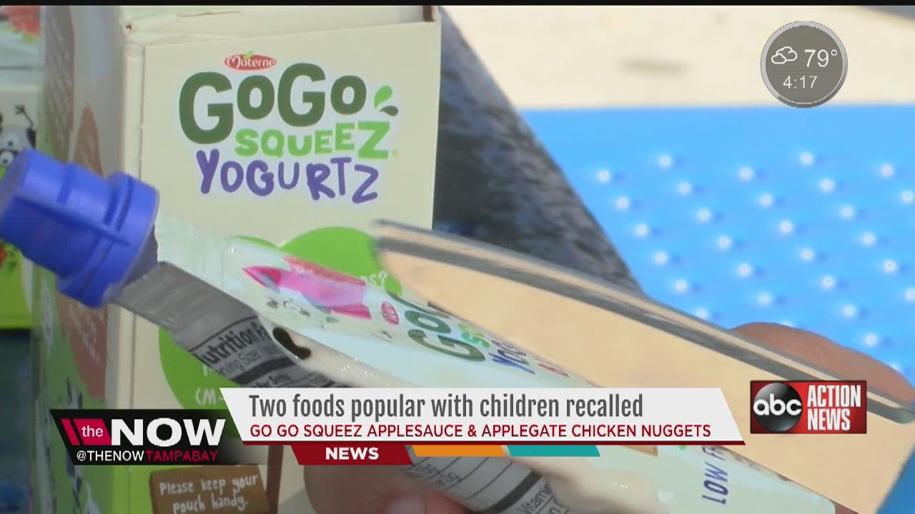 Two foods popular with children recalled