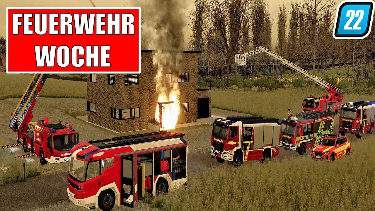 LS22 OSTSEE - Unwetter: Brandeinsatz nach Blitzeinschlag - Feuerwehr Woche #2