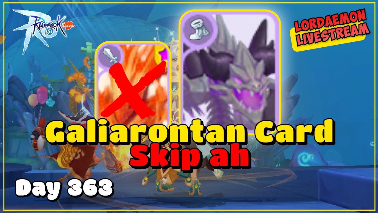 ID/EN - GALIARONTAN PERLU HEBOH GAK ?? gausah lah ya - Ragnarok Mobile: Classic (Day 363)
